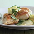 Chicken breast zucchini pappardelle
